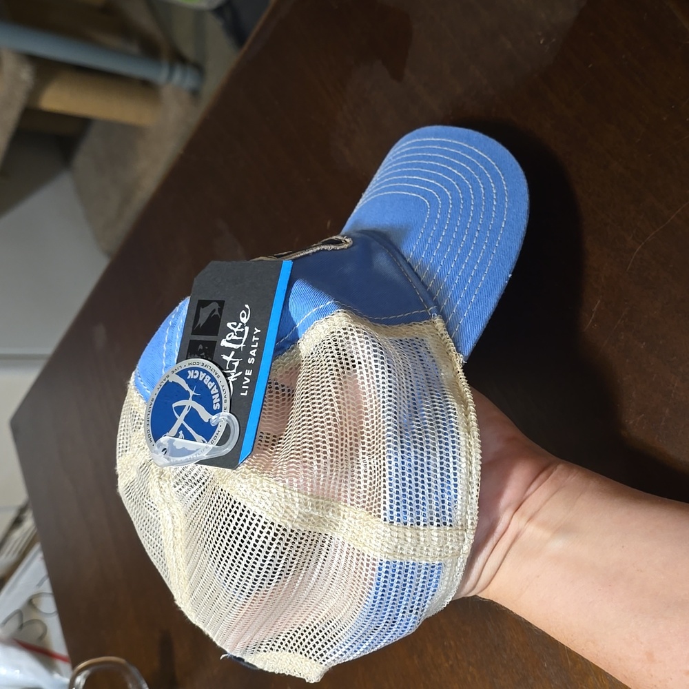 Salt life light blue‎ Snapback hat  NWT - Picture 3 of 9